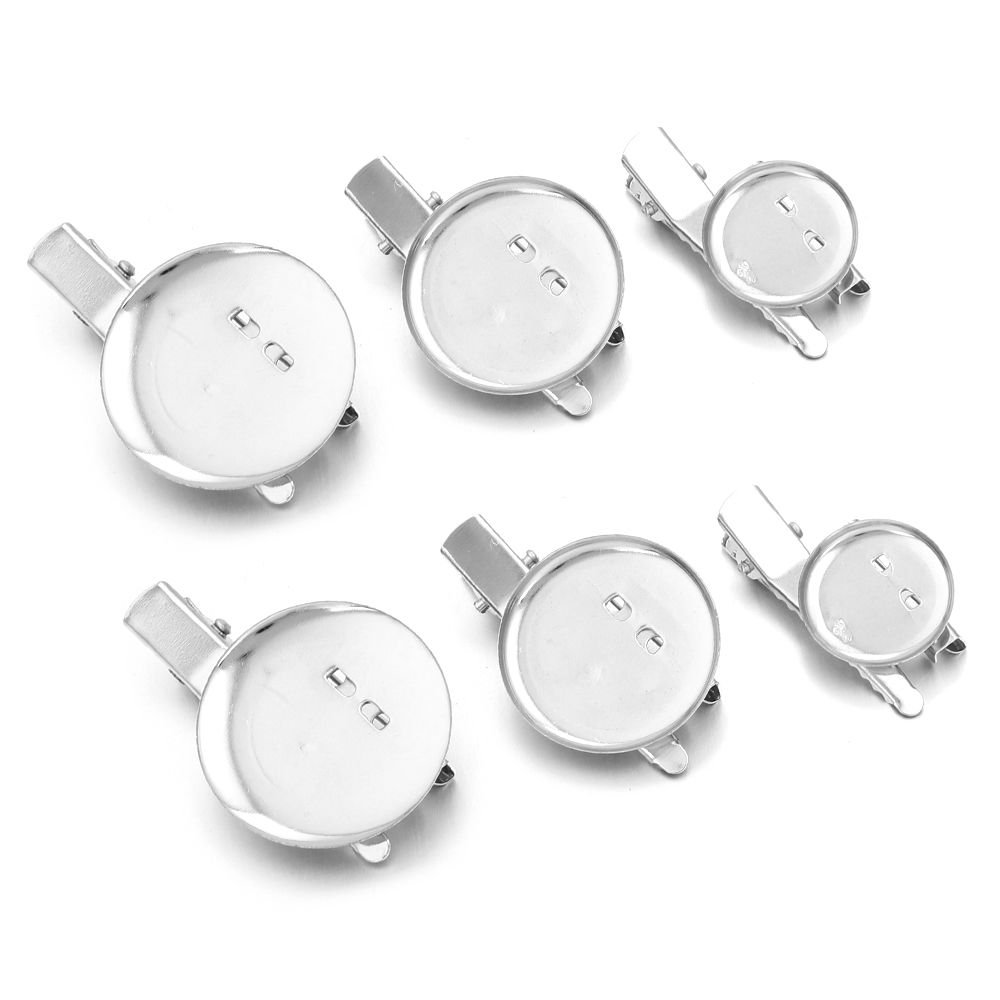 Jewelry Making Tray - 20pcs 19 23 30mm Round Brooch