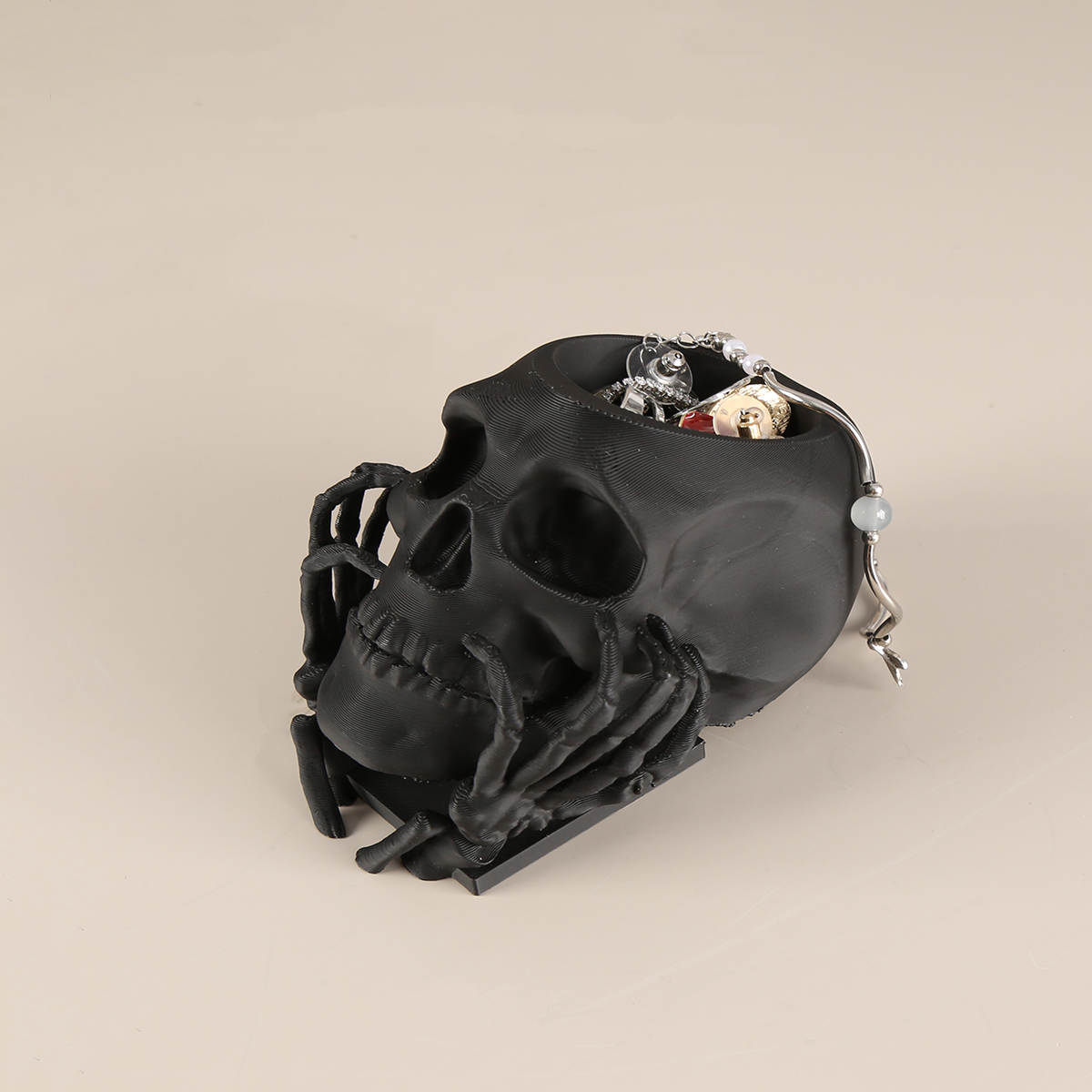 Jewelry Making Tray - 1 Piece Dark - style Skull