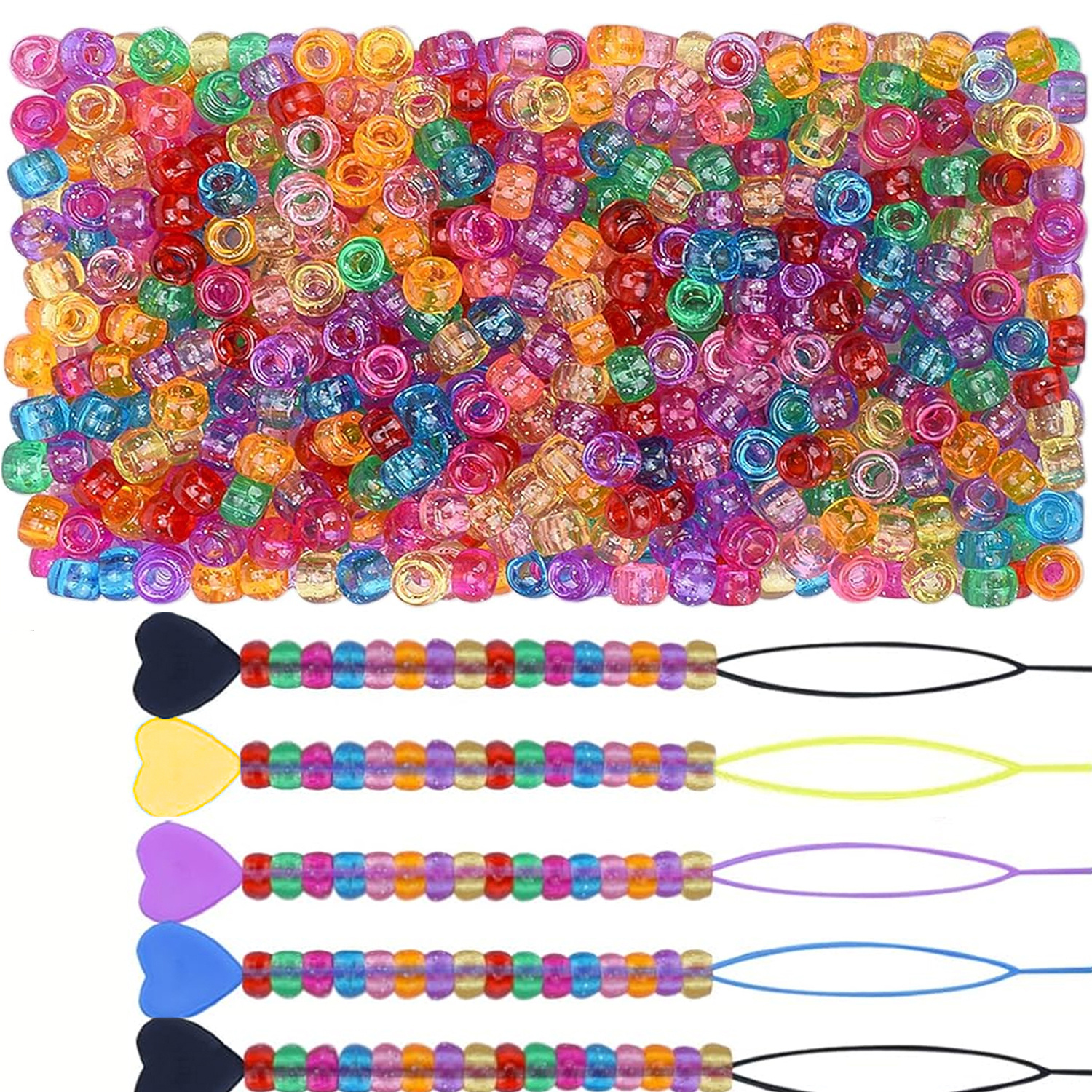Jewelry Making Tools - 500PCS 9 × 6mm glitter small