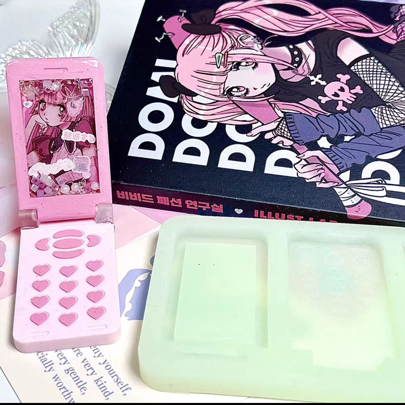 Jewelry Making Desk - DIY phone shaker mold silicone phone