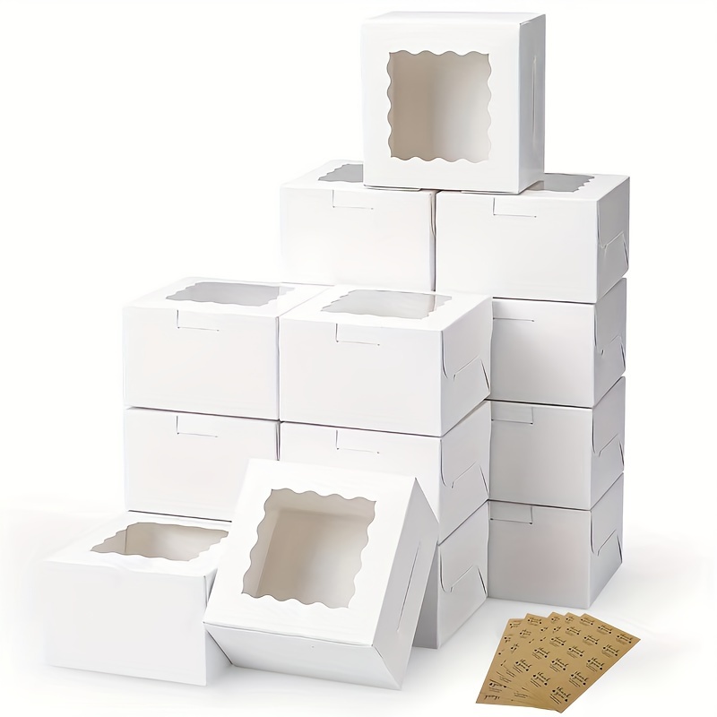 Jewelry Making Tools - 10Pcs Kraft Paper Cake Candy Boxes