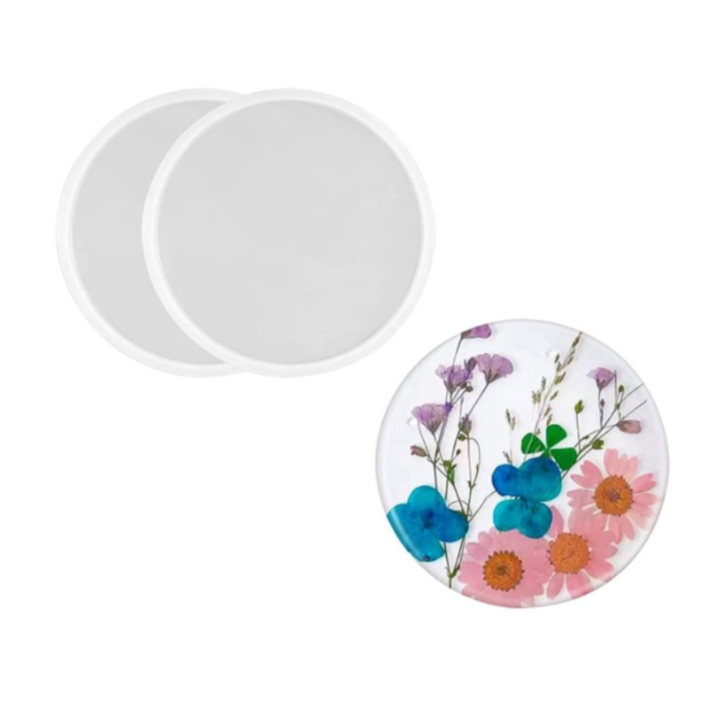 Round Coaster Resin Mould Disc - Jewelry Making Table 评论和价格