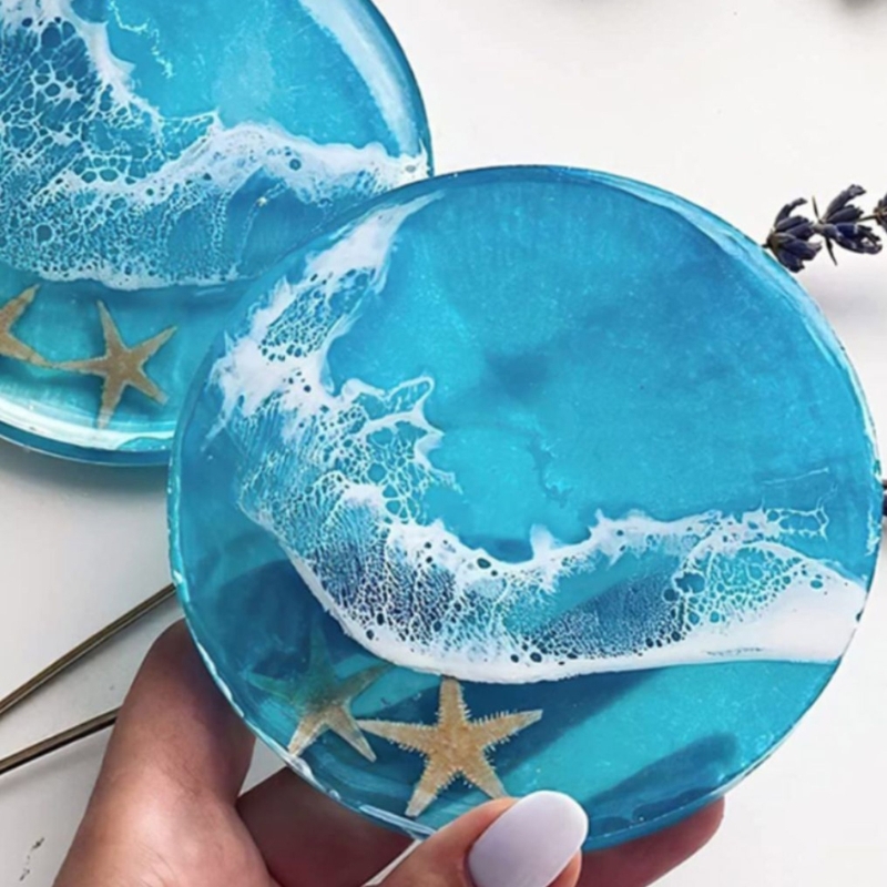 Round Coaster Resin Mould Disc - Jewelry Making Table 评论和价格