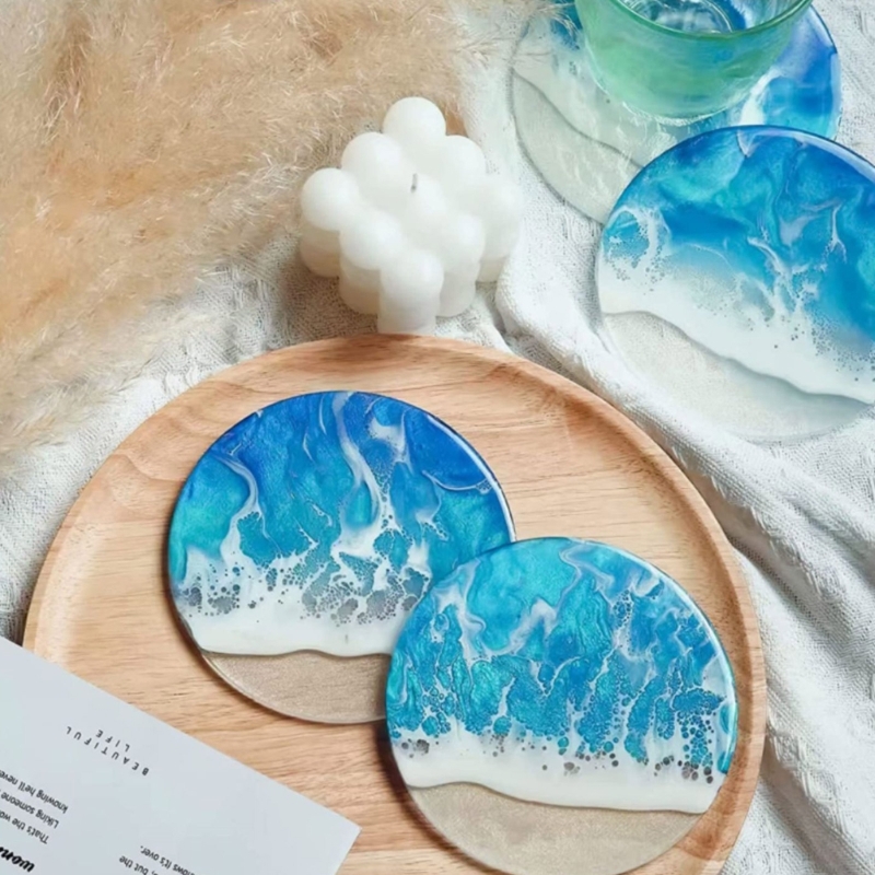 Round Coaster Resin Mould Disc - Jewelry Making Table 评论和价格