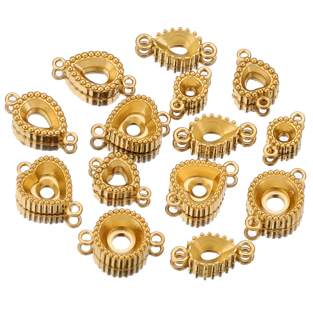 10pcs Stainless Steel Double H - Jewelry Making Tray 评论和价格