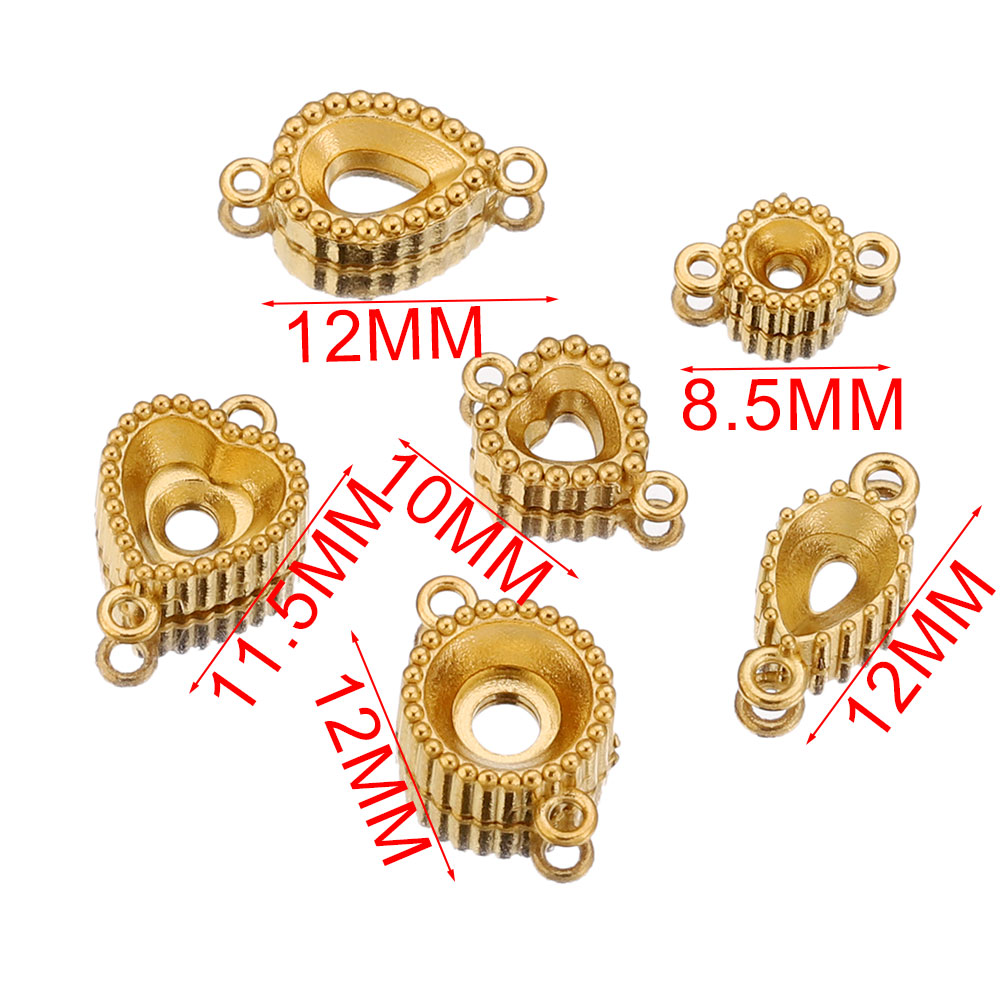 10pcs Stainless Steel Double H - Jewelry Making Tray 评论和价格