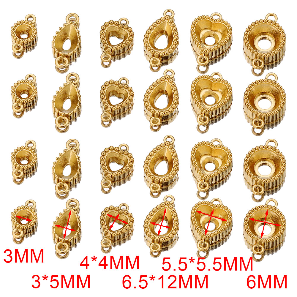 10pcs Stainless Steel Double H - Jewelry Making Tray 评论和价格