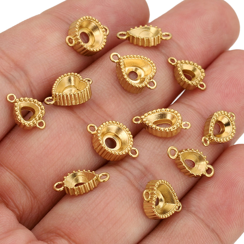 10pcs Stainless Steel Double H - Jewelry Making Tray 评论和价格