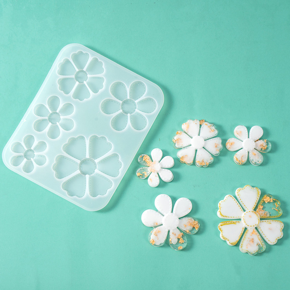 Mirror Flower Silicone Mold Pe - Jewelry Making For Teens 评论和价格