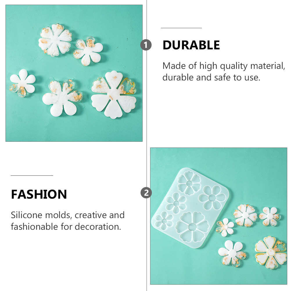 Mirror Flower Silicone Mold Pe - Jewelry Making For Teens 评论和价格