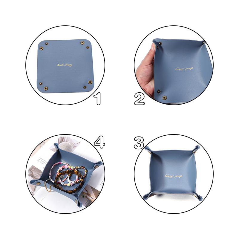 1pc PU Leather Storage Box Col - Jewelry Making Desk 评论和价格
