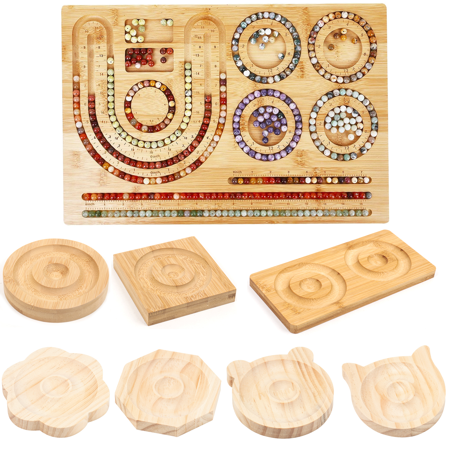 Wooden Beading Design Board Ba - Jewelry Making Table 评论和价格