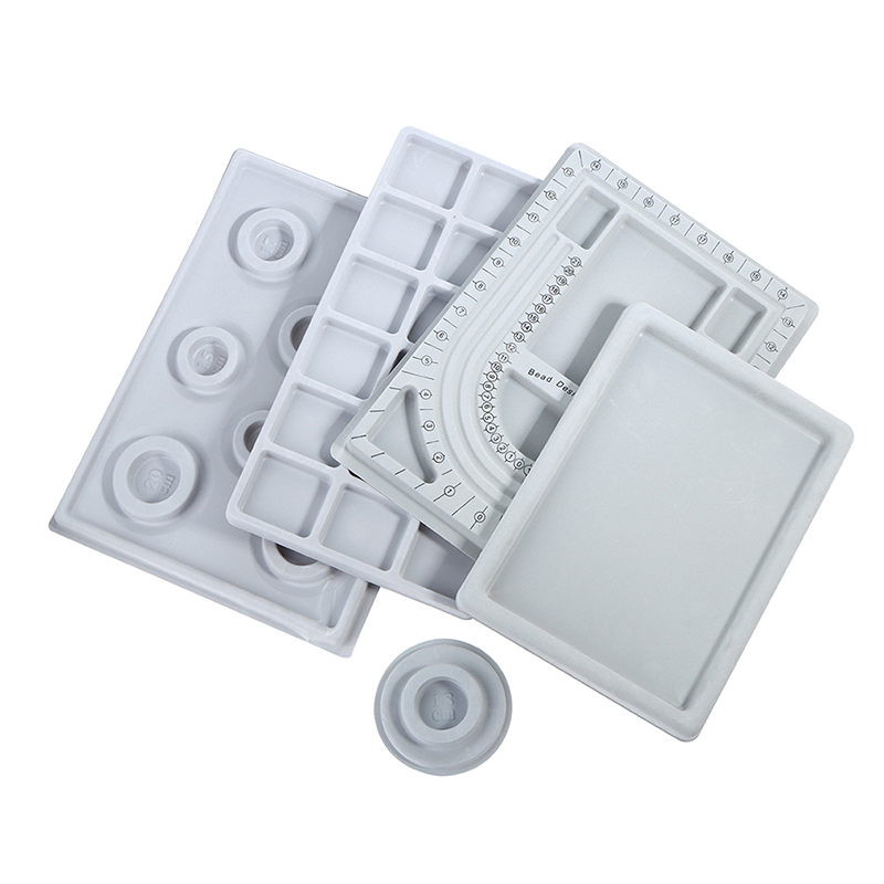 Gray Flocked Bead Board Bracel - Jewelry Making Table 评论和价格