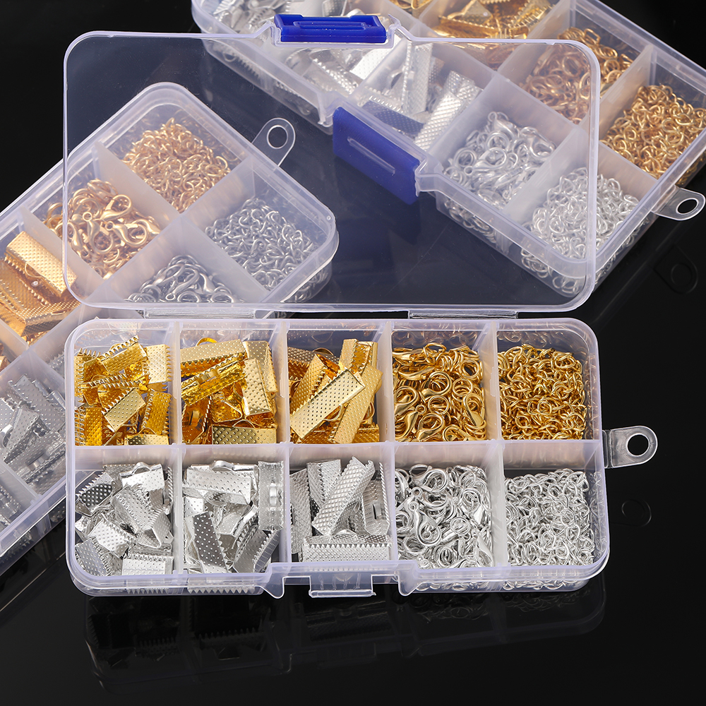 10 Grids Alloy Accessories Set - Jewelry Making Tools 评论和价格