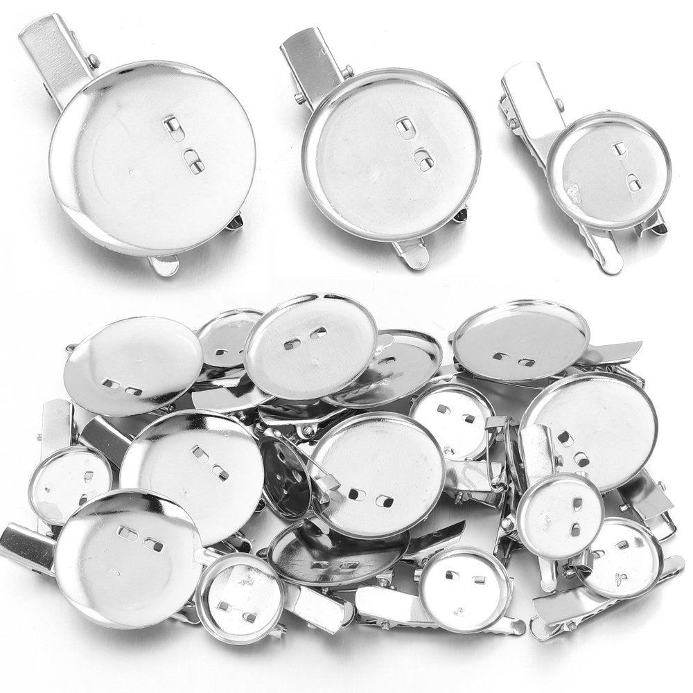 20pcs 19 23 30mm Round Brooch  - Jewelry Making Tray 评论和价格