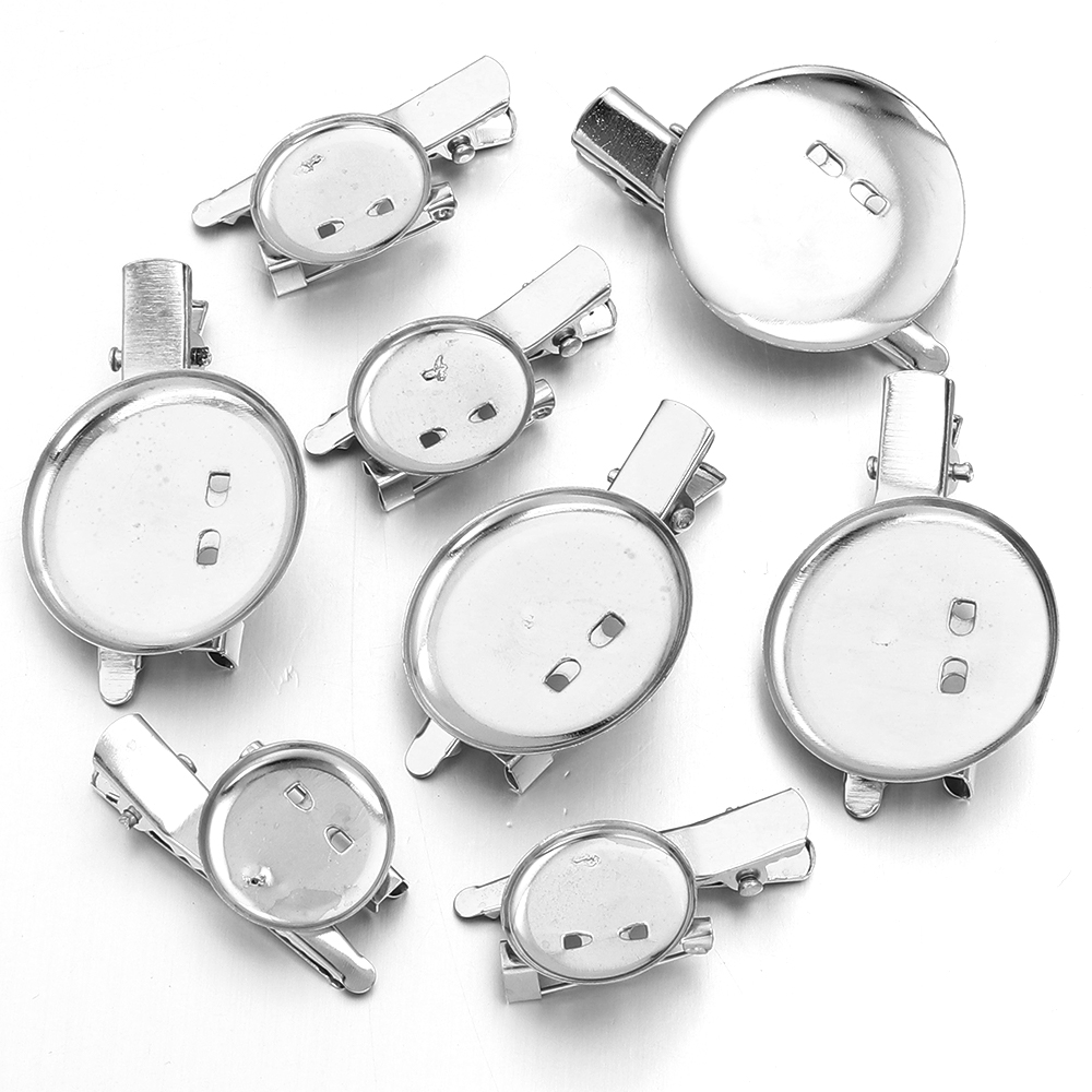 20pcs 19 23 30mm Round Brooch  - Jewelry Making Tray 评论和价格
