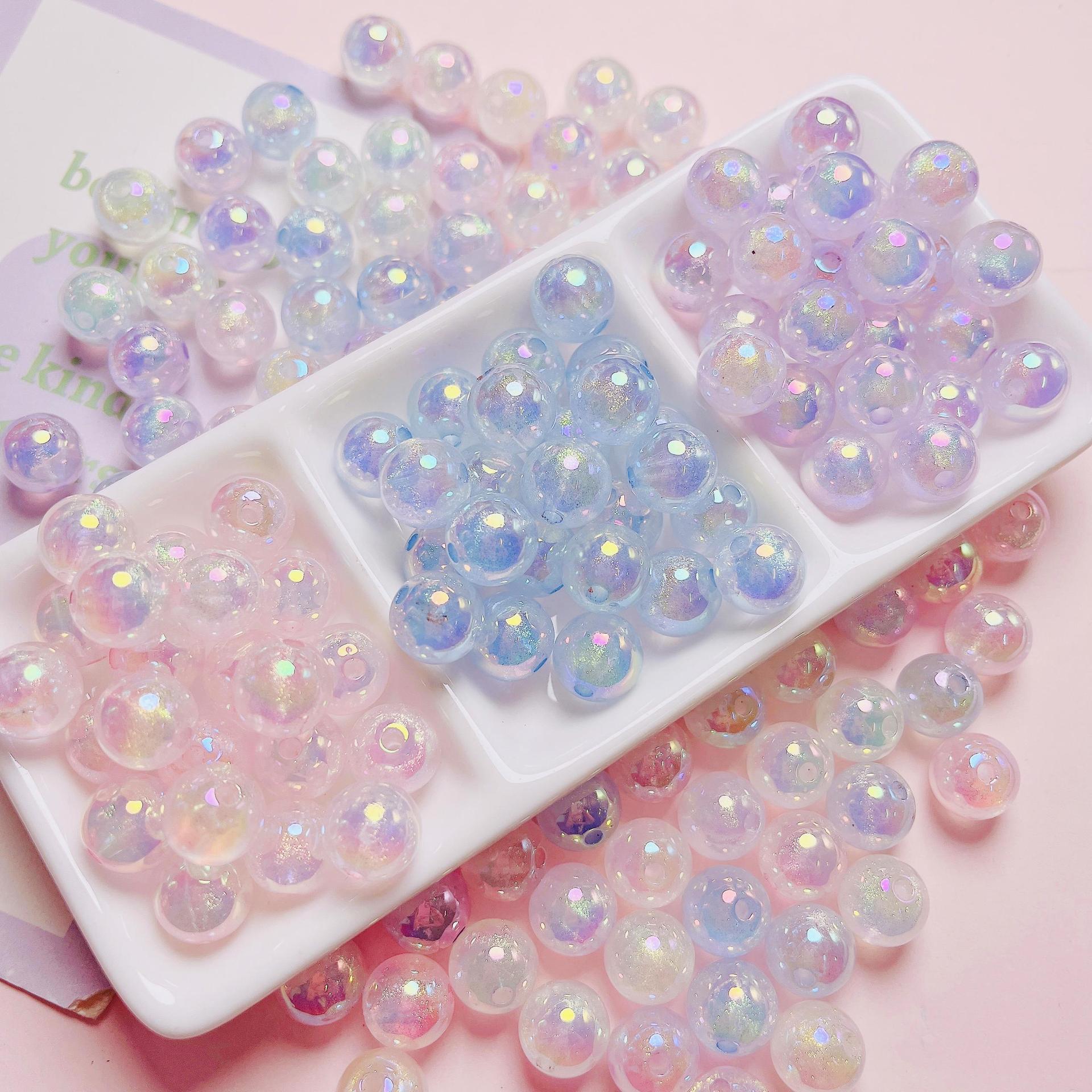 10Pcs High Quality Transparent - Jewelry Making Ideas With Beads 评论和价格