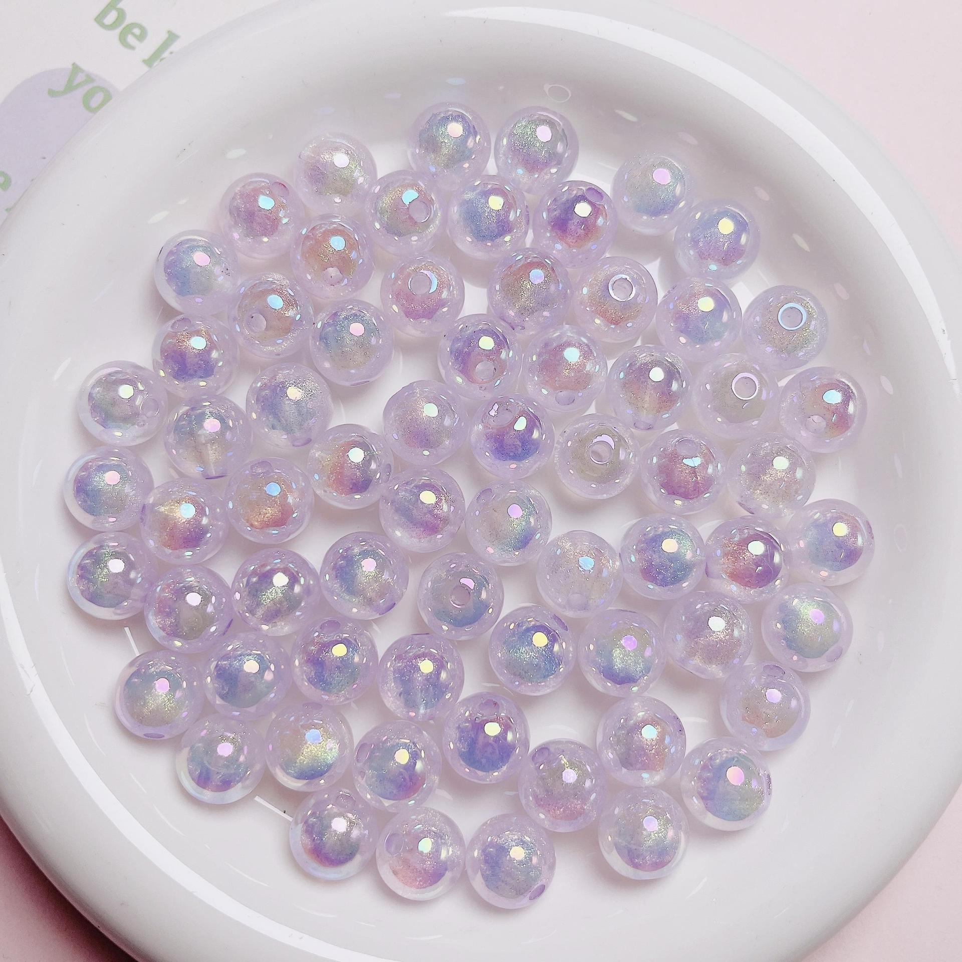 10Pcs High Quality Transparent - Jewelry Making Ideas With Beads 评论和价格