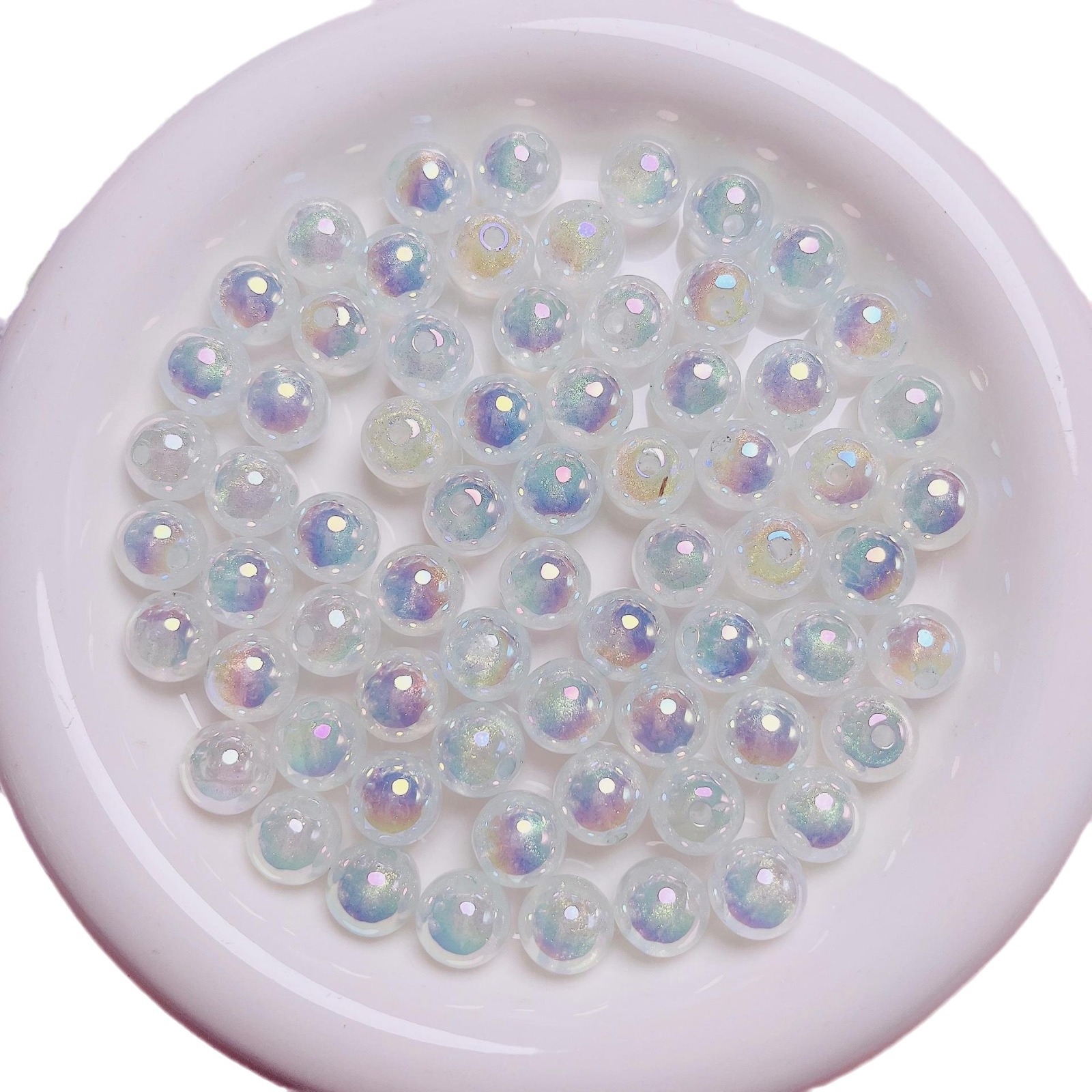 10Pcs High Quality Transparent - Jewelry Making Ideas With Beads 评论和价格