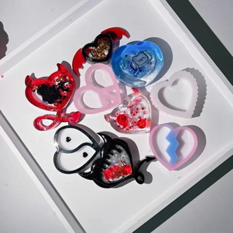 DIY Heart Series Shaker Mold R - Jewelry Making Desk 评论和价格