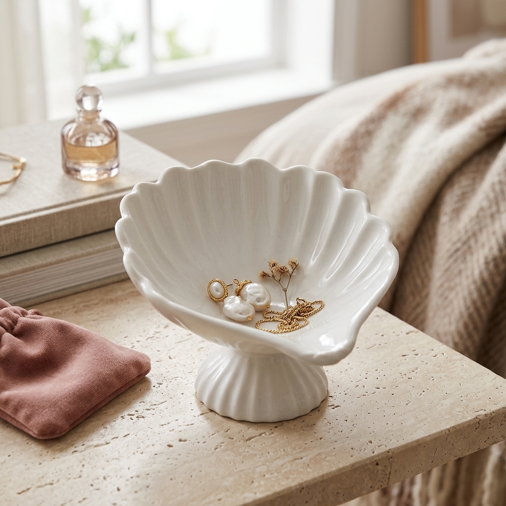 Seashell Jewelry Dish Trinket  - Jewelry Making Tray 评论和价格