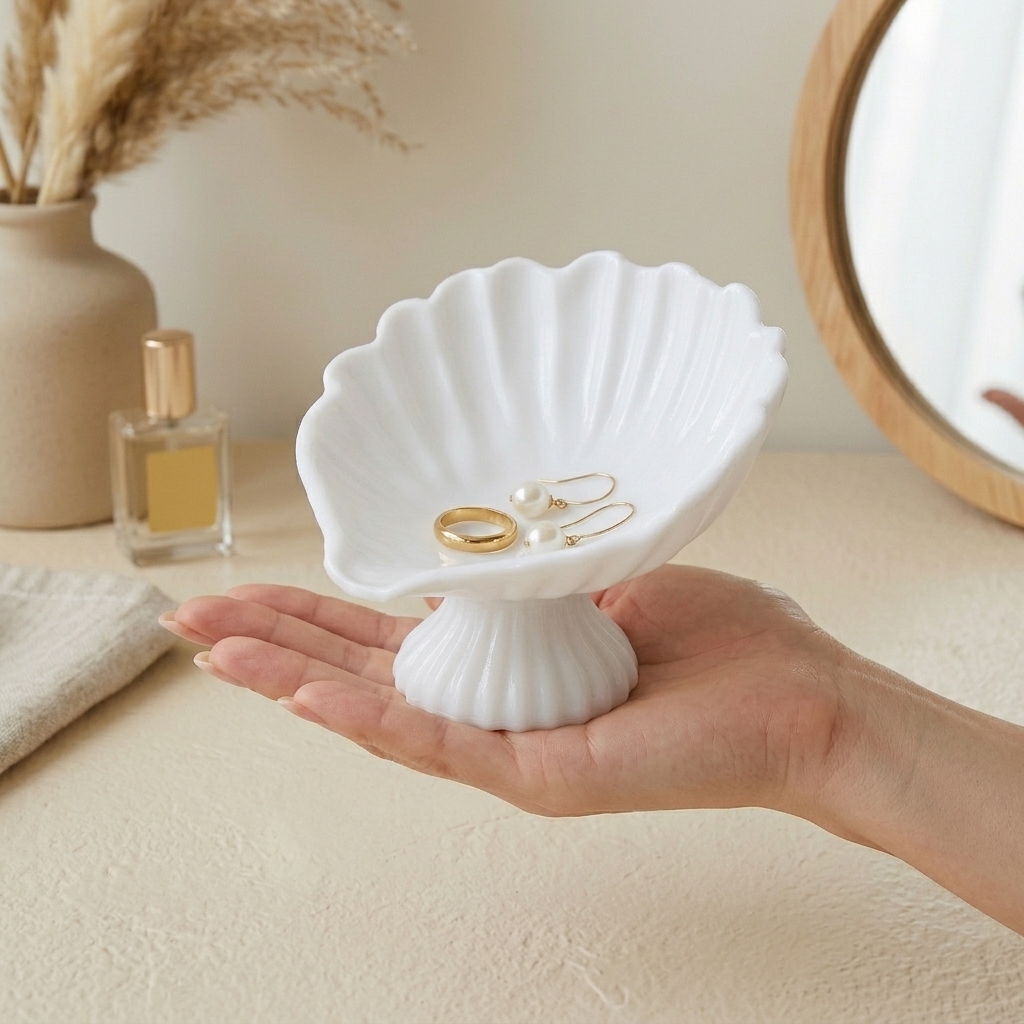 Seashell Jewelry Dish Trinket  - Jewelry Making Tray 评论和价格