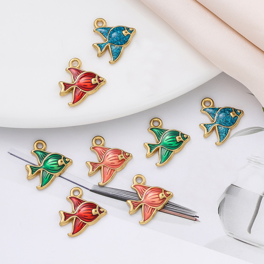 2Piece/Pack Stainless Steel Sm - Jewelry Making Charms 评论和价格
