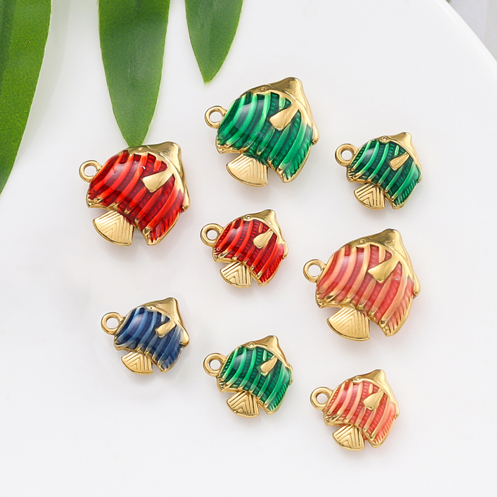 2Piece/Pack Stainless Steel Sm - Jewelry Making Charms 评论和价格