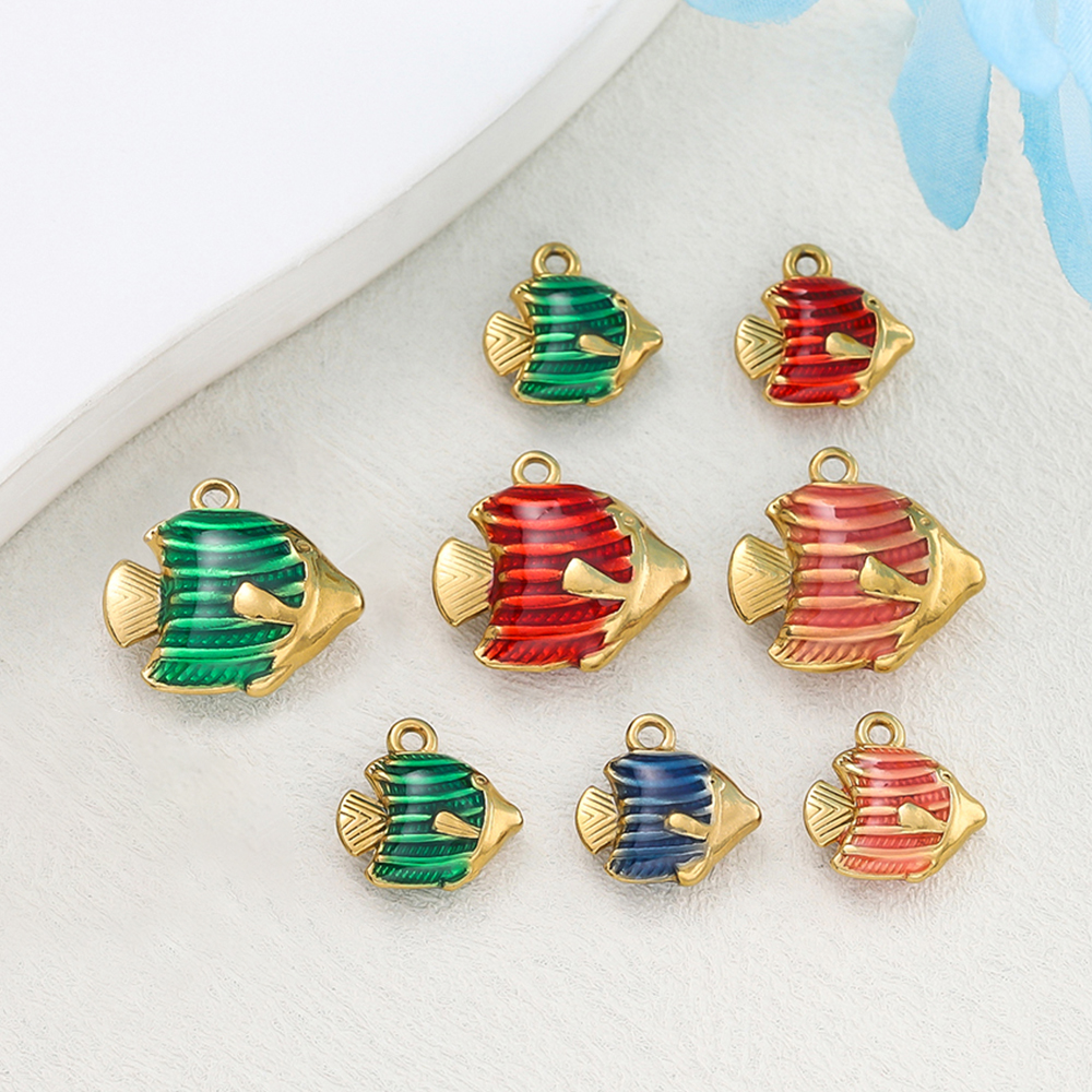 2Piece/Pack Stainless Steel Sm - Jewelry Making Charms 评论和价格