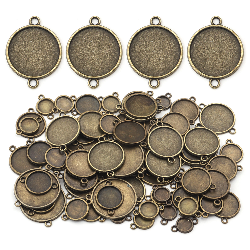 10pcs 8/10/12/14/16/18/20/25mm - Jewelry Making Tray 评论和价格