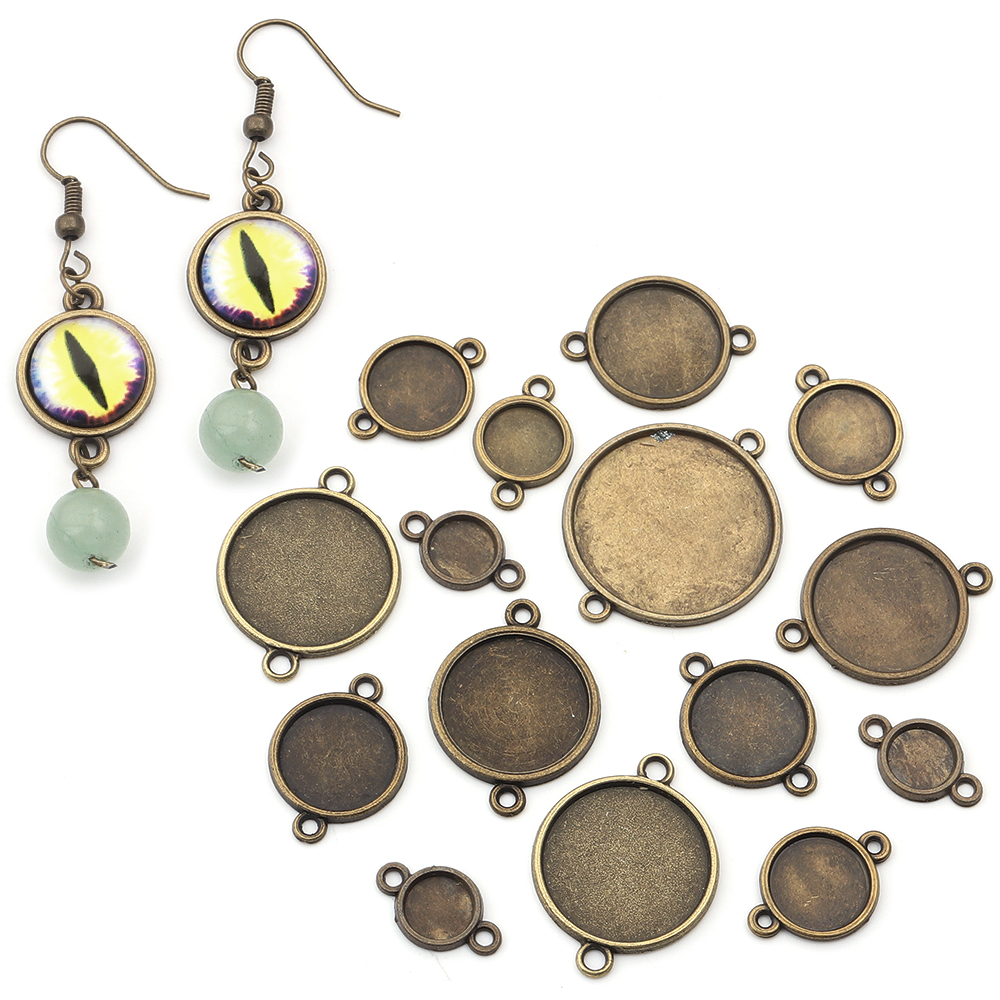 10pcs 8/10/12/14/16/18/20/25mm - Jewelry Making Tray 评论和价格