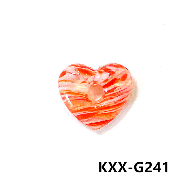 2pcs Mini Hollow Heart Glass B - Jewelry Making Ideas With Beads 评论和价格