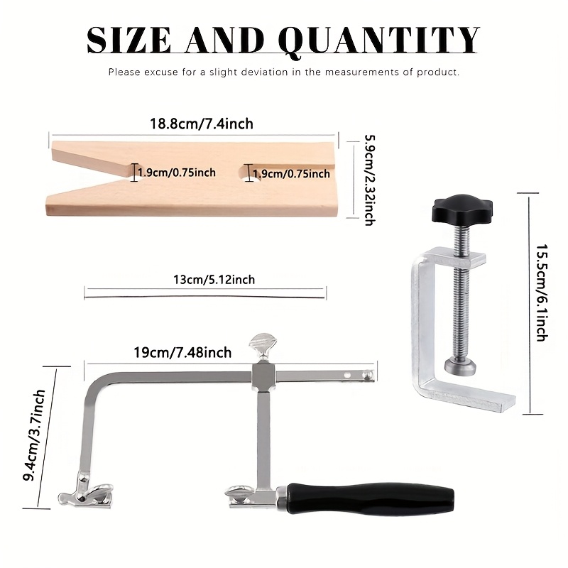 Adjustable Jewelry Saw Frame w - Jewelry Making Desk 评论和价格