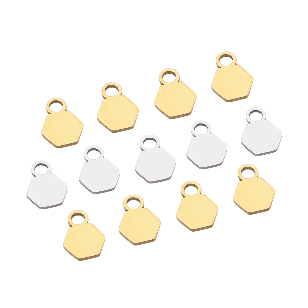 10/20Piece/Pack Stainless Stee - Jewelry Making Charms 评论和价格
