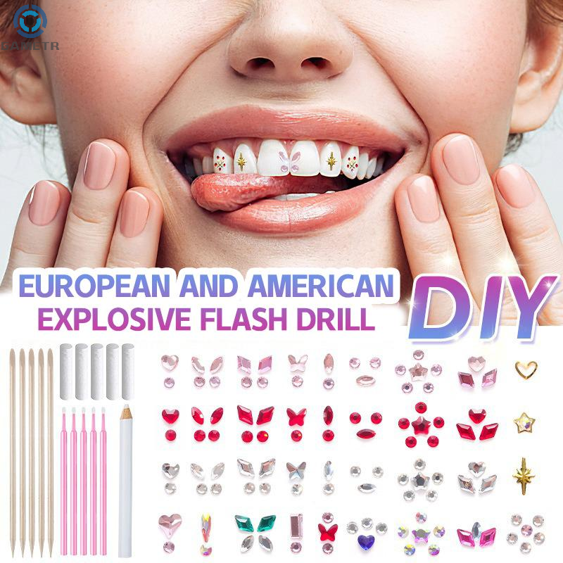 1 Set Dental Tooth Gems Crysta - Jewelry Making Tools 评论和价格