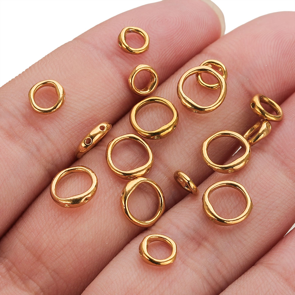 20pcs Stainless Steel Clasps E - Jewelry Making Gold Wire 评论和价格