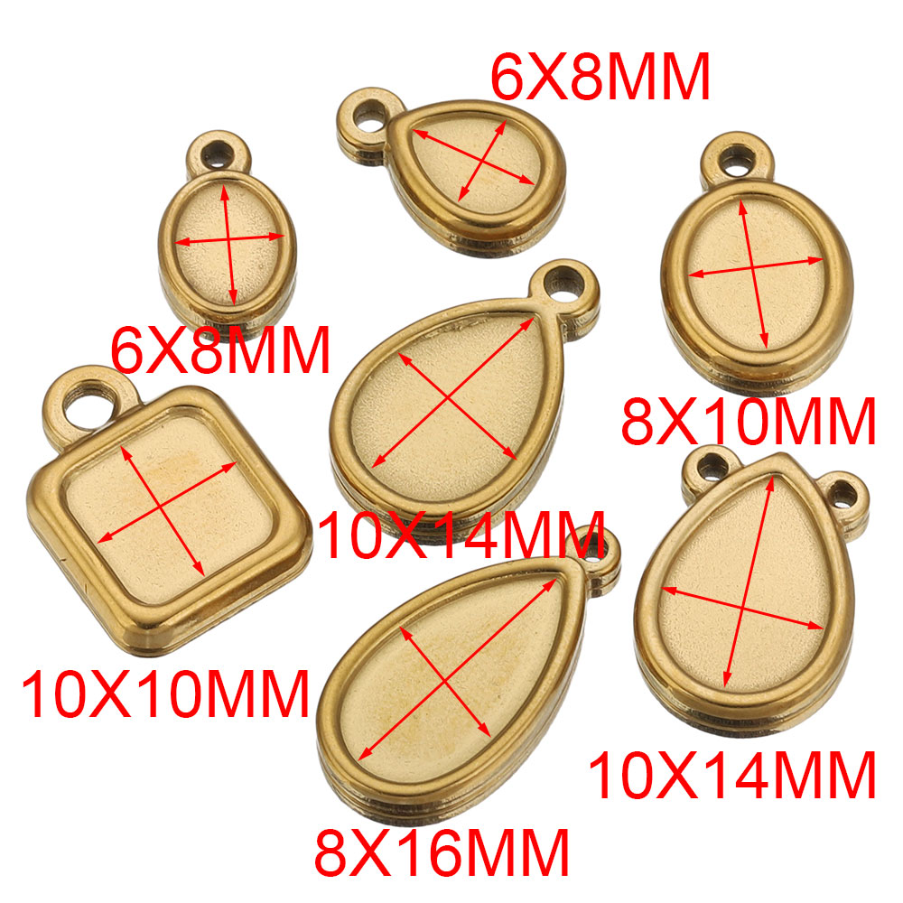 5pcs Stainless Steel Square Dr - Jewelry Making Tray 评论和价格