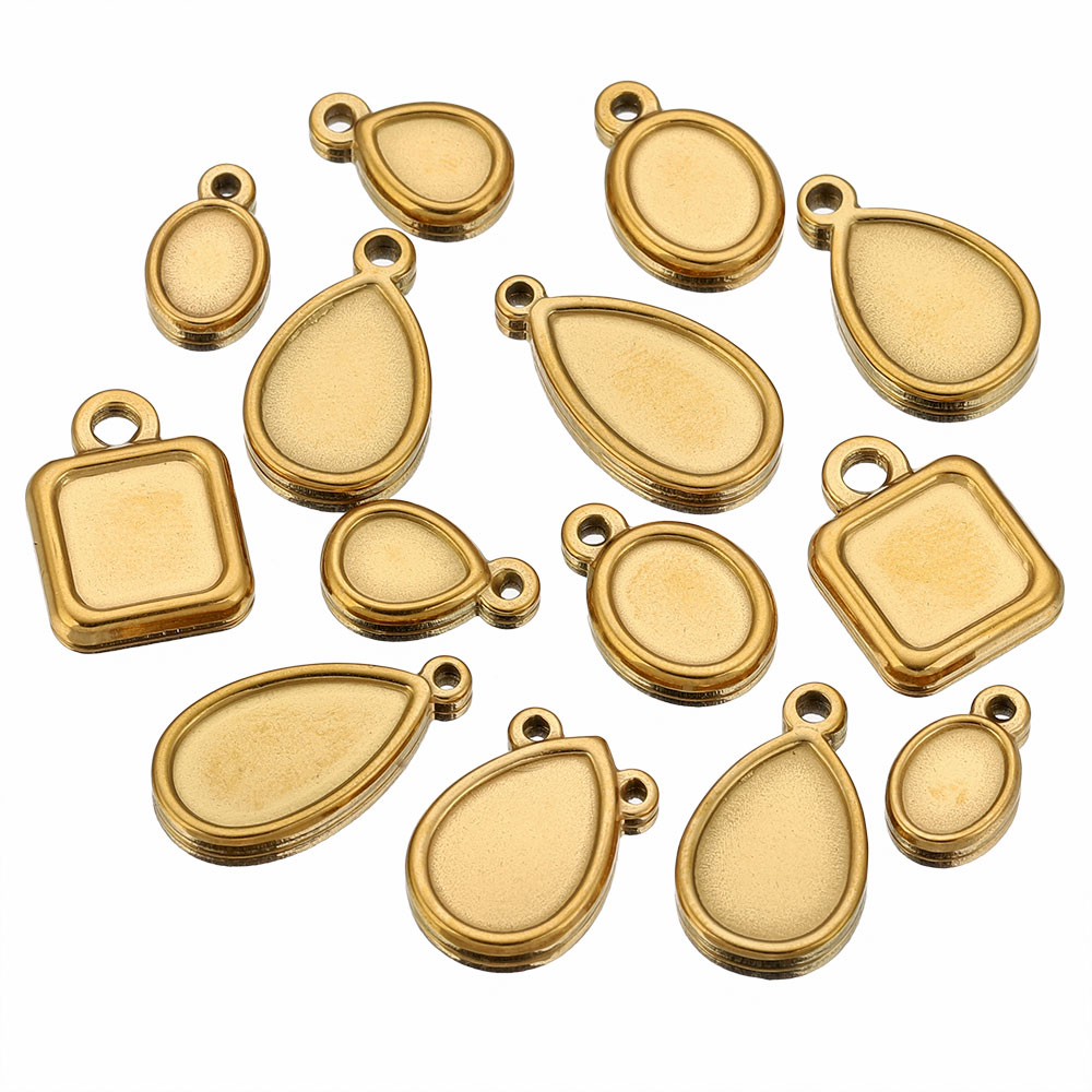 5pcs Stainless Steel Square Dr - Jewelry Making Tray 评论和价格
