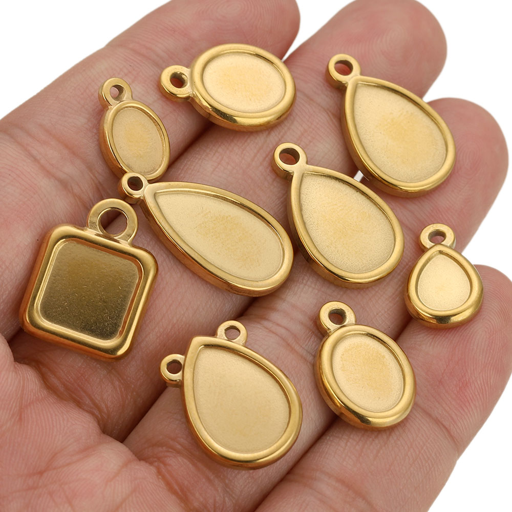 5pcs Stainless Steel Square Dr - Jewelry Making Tray 评论和价格