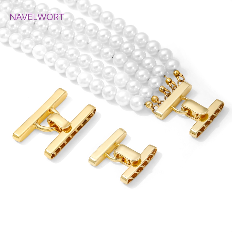 Multi Strands Necklace Clasp 1 - Jewelry Making With Beads 评论和价格
