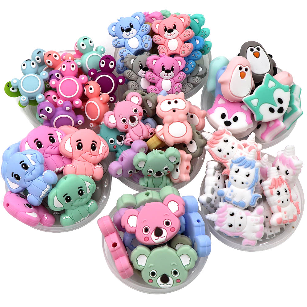 Cute-idea 10Pcs Mini Baby Sili - Jewelry Making Ideas With Beads 评论和价格