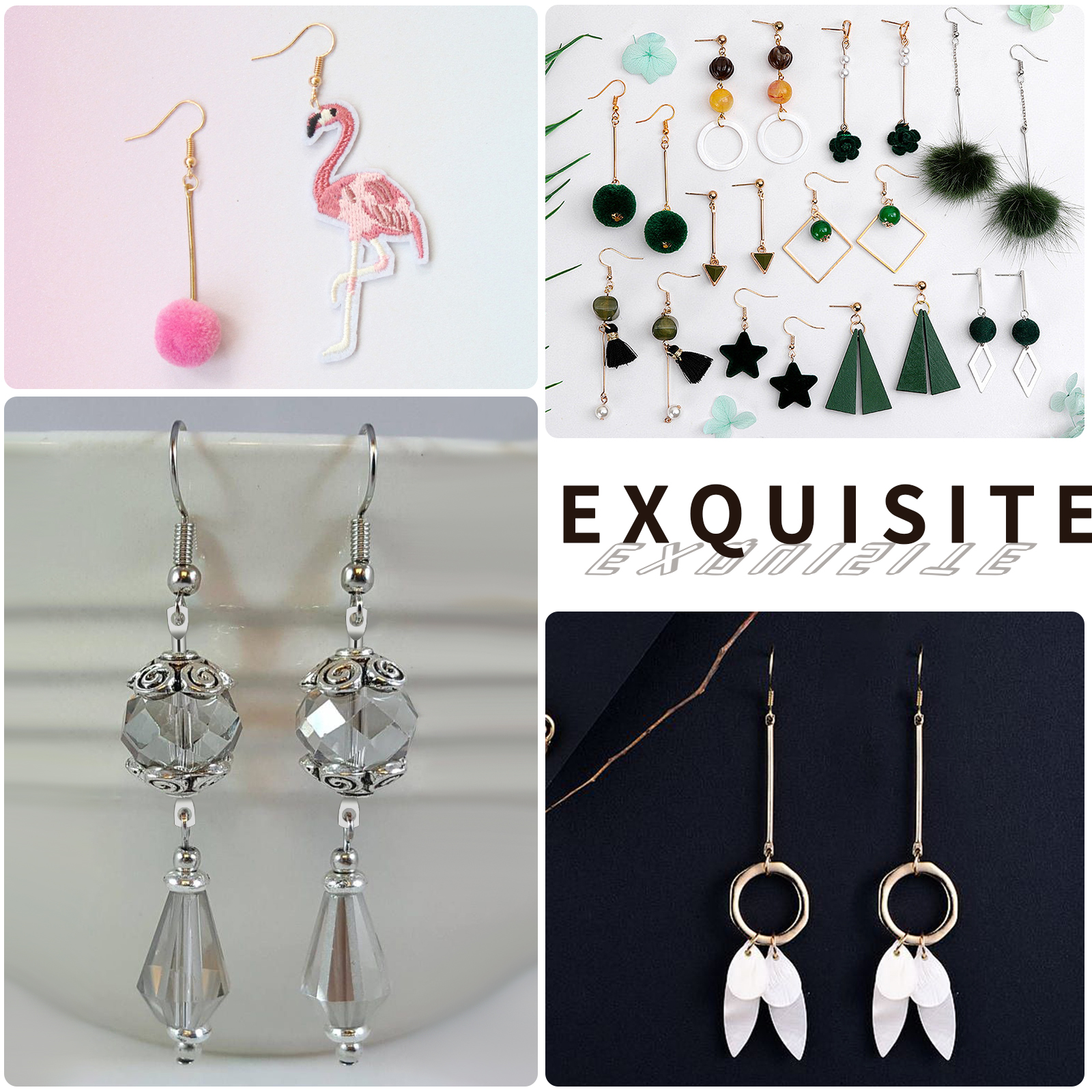 925 Silver/Gold Plated Earring - Jewelry Making Material 评论和价格