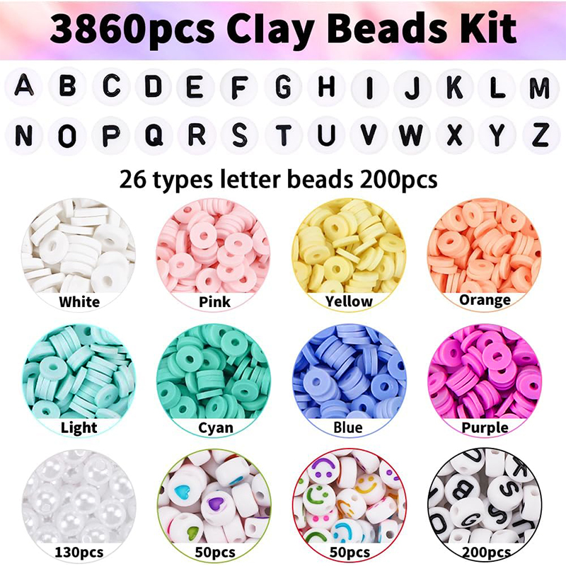 Clay Beads Bracelet Making Kit - Jewelry Making For Teens 评论和价格