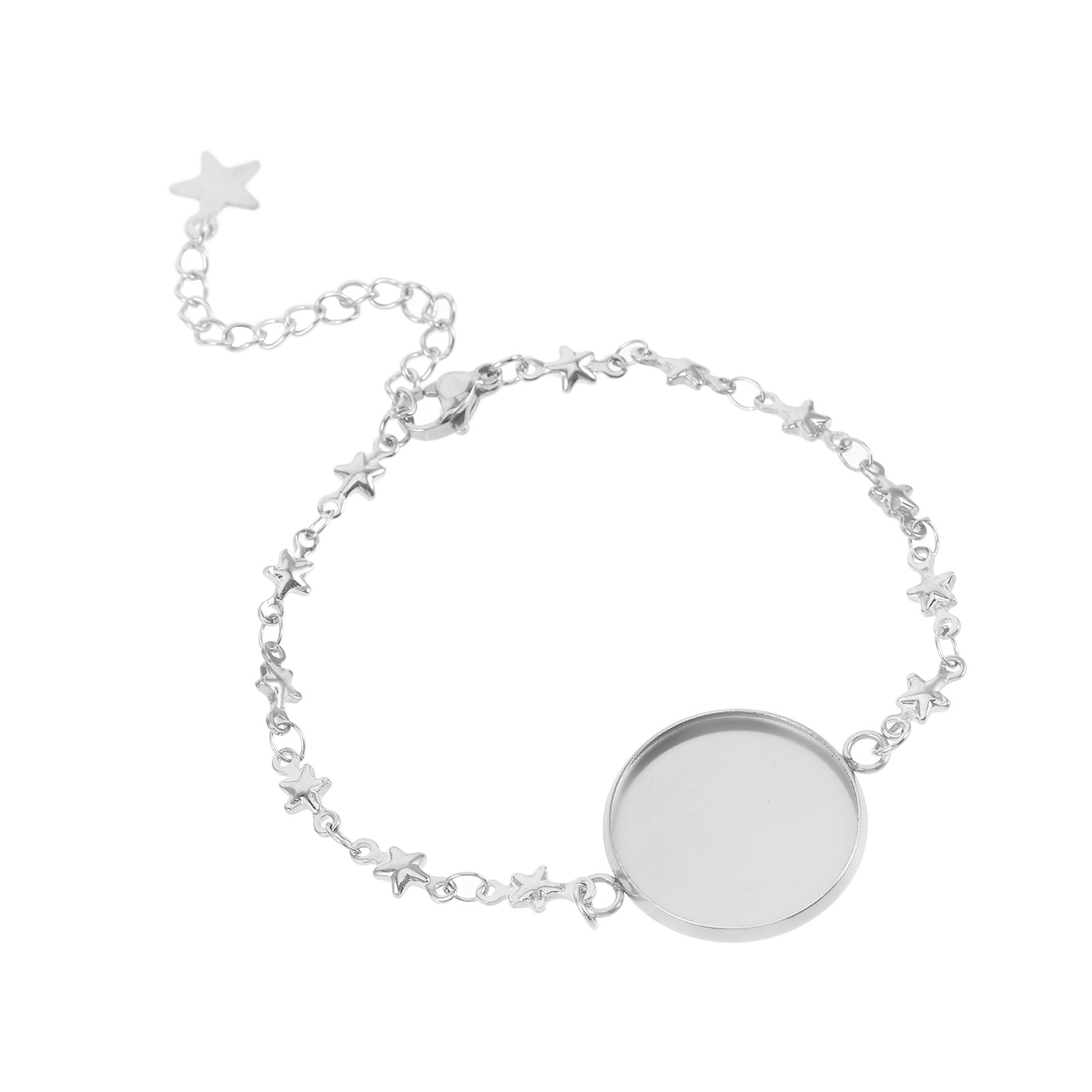 Star Bracelet Adjustable Chain - Jewelry Making Tray 评论和价格