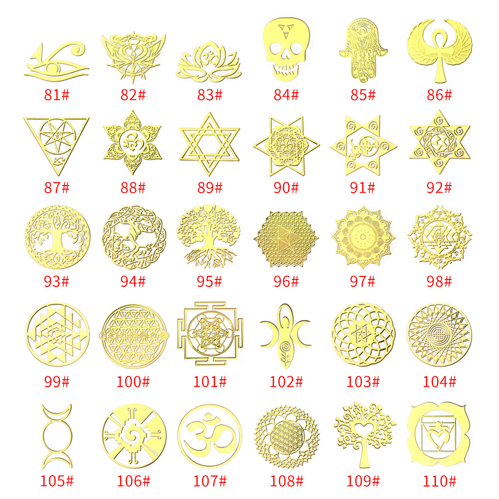 JF068 New Tower Metal Orgonite - Jewelry Making Tools 评论和价格