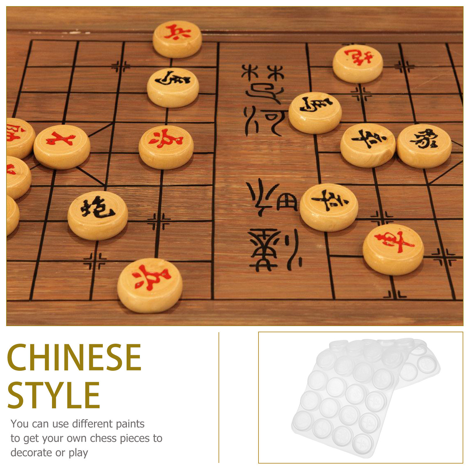 Mini Xiangqi Chess Mold Silico - Jewelry Making For Teens 评论和价格