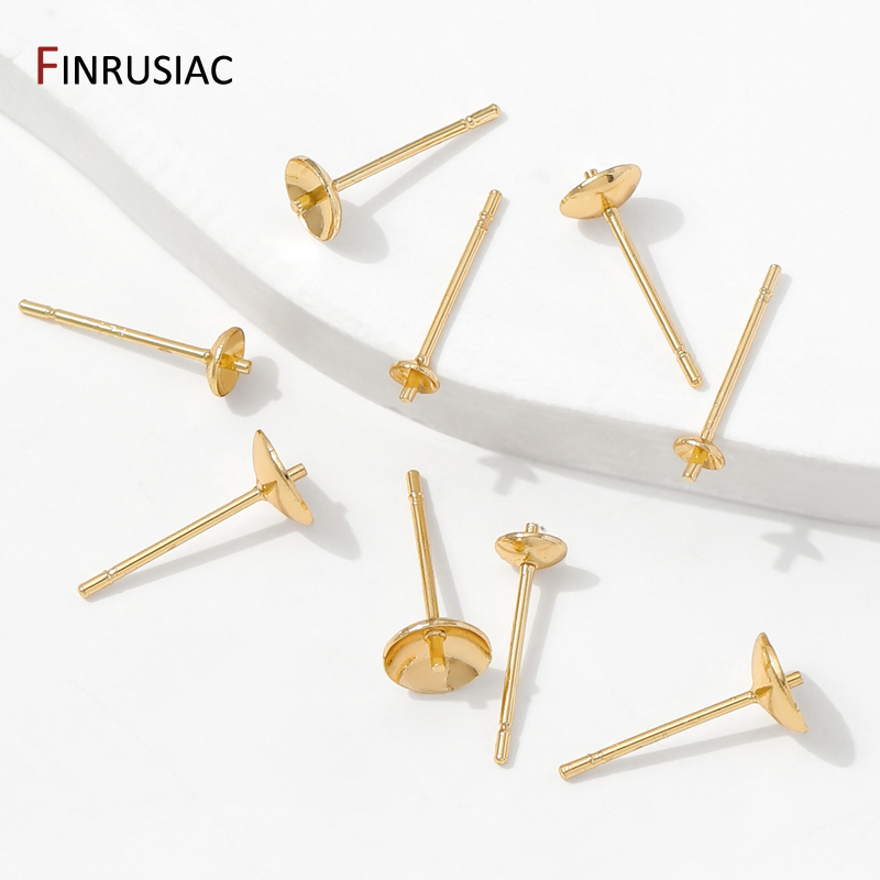 14K Gold Plated Brass Earring  - Jewelry Making With Beads 评论和价格