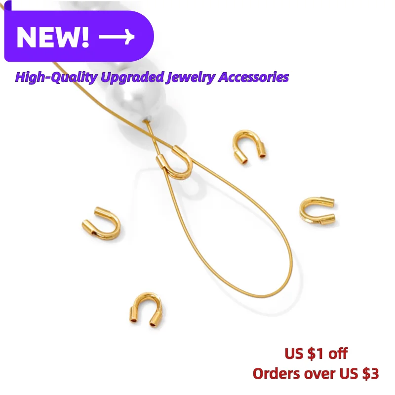 18K Gold Plated Protective End - Jewelry Making Thread 评论和价格