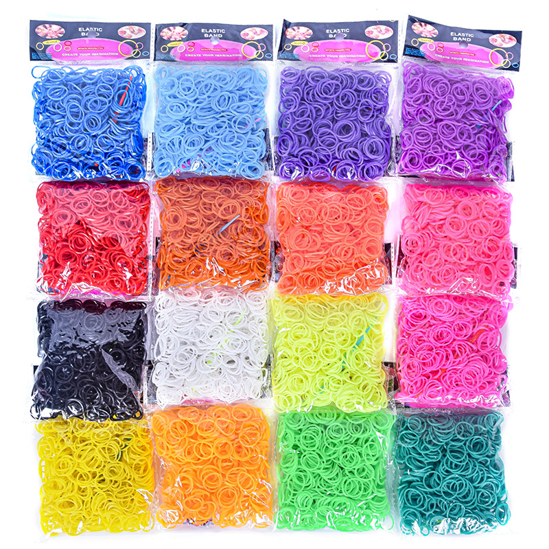600 pieces Colorful Rubber Ban - Jewelry Making Tools 评论和价格