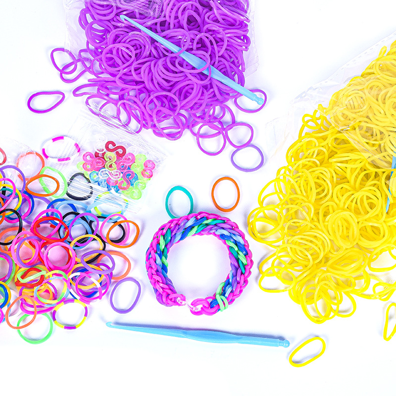 600 pieces Colorful Rubber Ban - Jewelry Making Tools 评论和价格